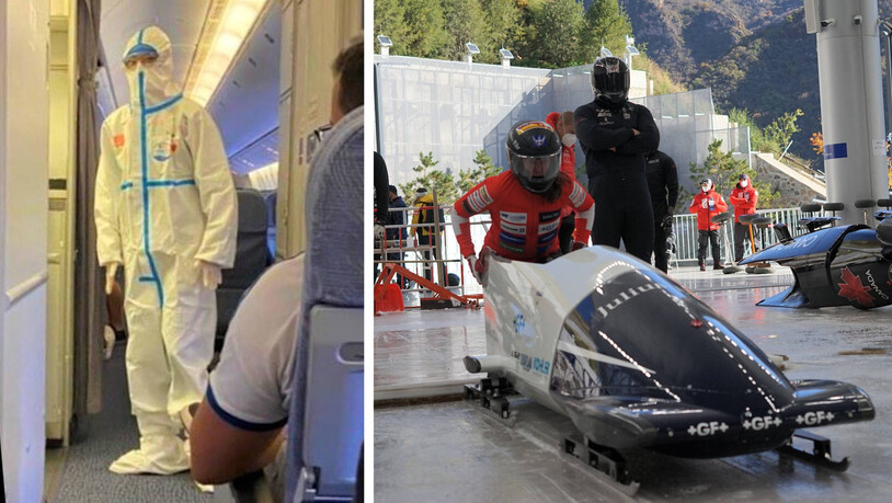 Unwirklich: Die Schweizer Bob- und Skeletonathleten berichten über die drastischen Coronaschutzmassnahmen in Peking.