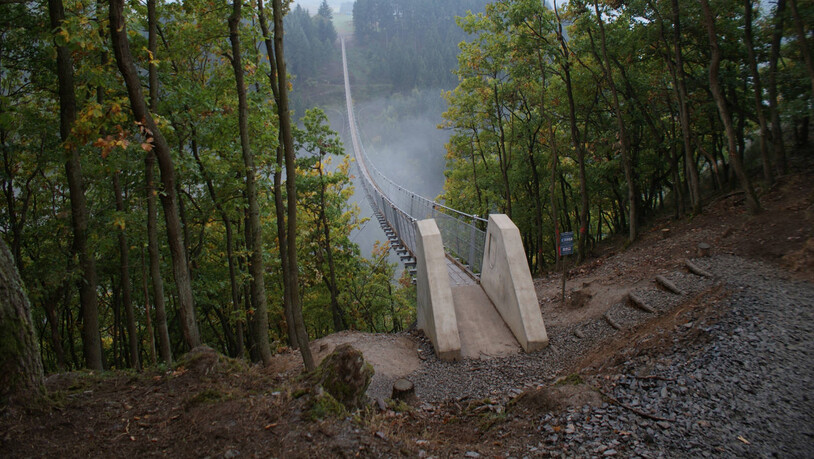 Die Brücke, die 2015 eröffnet wurde, plante Hans Pfaffen.