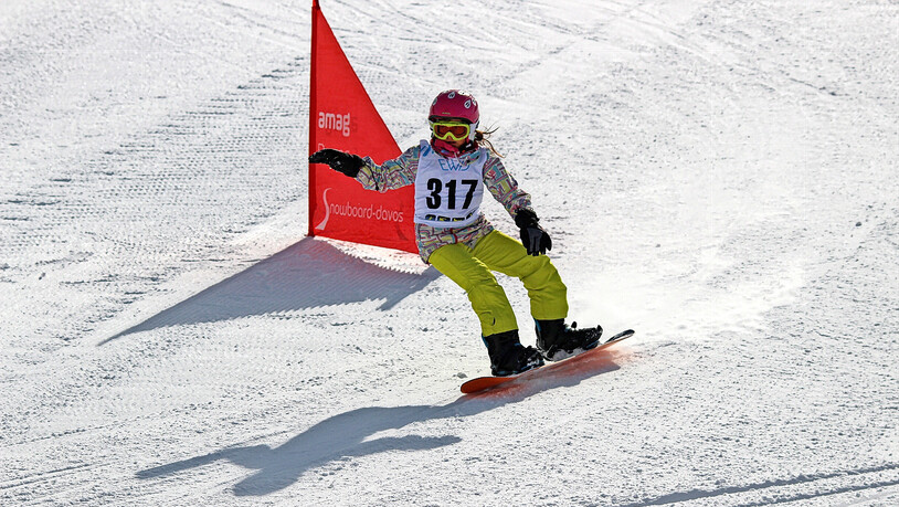 Pierina Schraner wurde im Snowboard-Riesenslalom Zweite. 