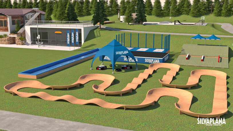 Neuer Freestyle-Park in Silvaplana
