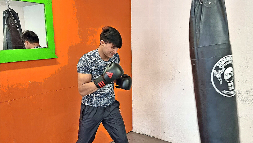 Die Sportgeräte im Transitzentrum Laret wurden bereits in Beschlag genommen.