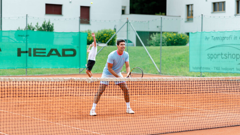 Weiterer Ex-Profi: Mit Ivo Heuberger steht eine weitere Tennisgrösse in Lenzerheide im Einsatz.