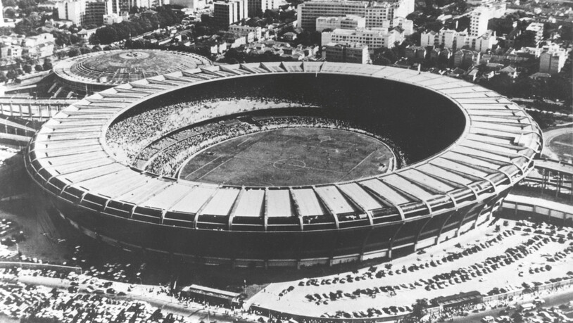 Legendärer Ort: Das Maracana-Stadion in Rio de Janeiro vor dem WM-Final 1950. 