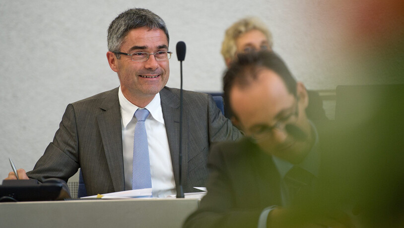 Im Amt: Cavigelli während der Oktobersession des Grossen Rates im Jahr 2011. 