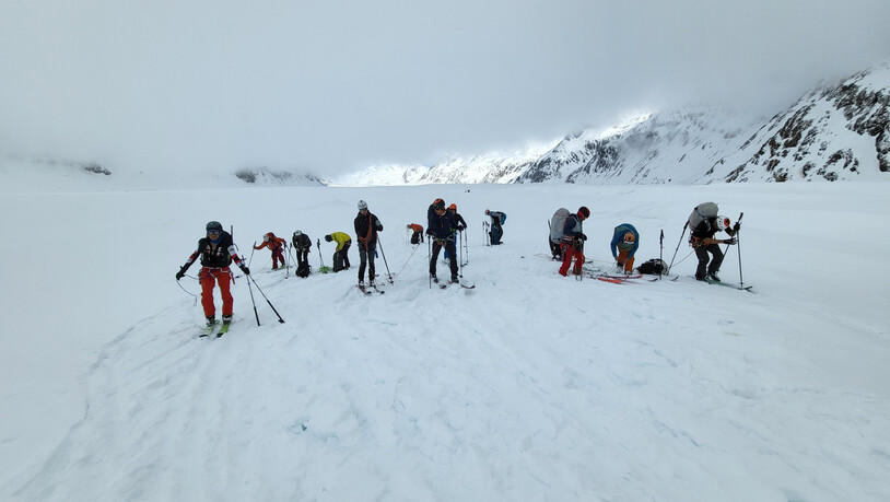 In hochalpinem Gelände: Der Skitourensport gehört dazu.