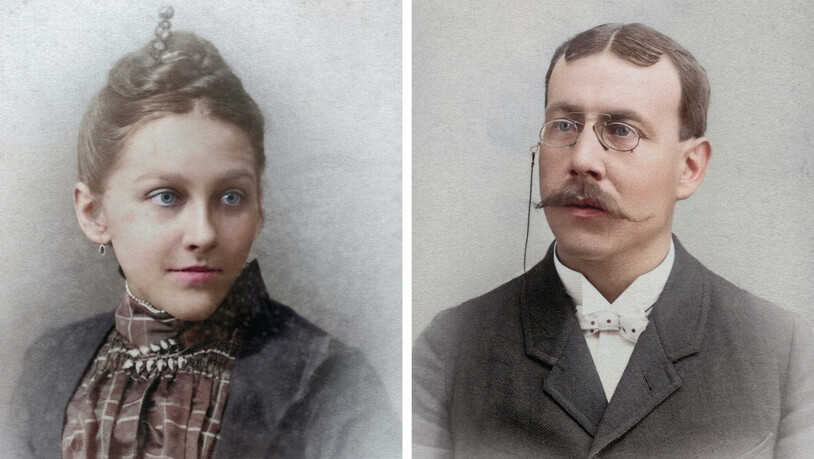 Schick gemacht: Für ein Porträt haben sich die Menschen früher herausgeputzt, wie diese unbekannte junge Frau, aufgenommen von Joachim Knobel zwischen 1888 und 1891.