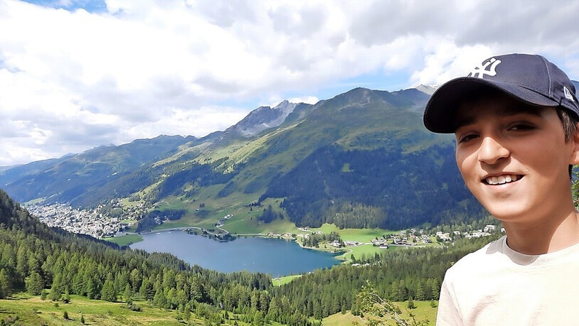 Elias Weill verbringt seine Ferien regelmässig in Davos – wie hier vor einigen Jahren am Seehorn.  