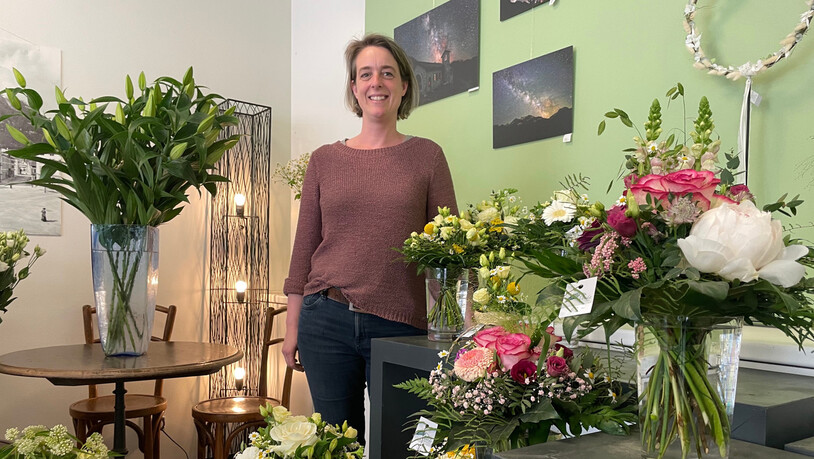 Sie freut sich auf den Muttertag: Franziska Trottmann-Pesenti gehört das Blumengeschäft Verde in Glarus. 
