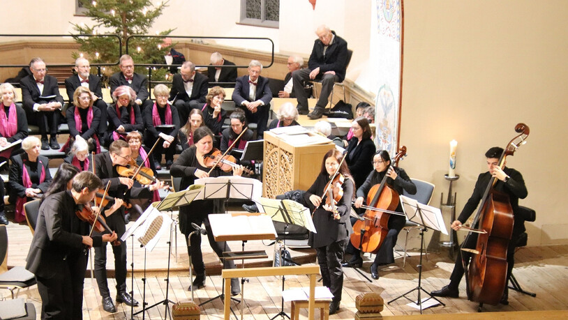 Die Cappella Vivace Rottweil beeindruckte durch seine brillante Technik.  
