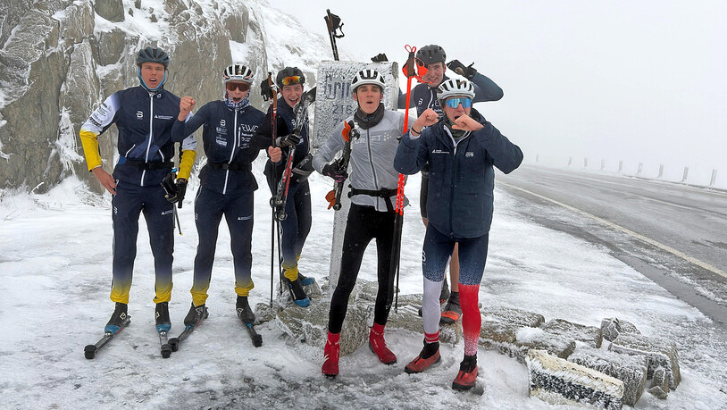 Auf dem Grimselpass herrschten winterliche Bedingungen.