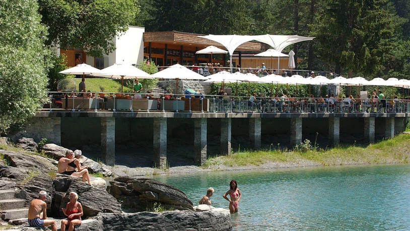 Das «Restaurant am Caumasee» lädt auch diesen Sommer Gross und Klein ein.