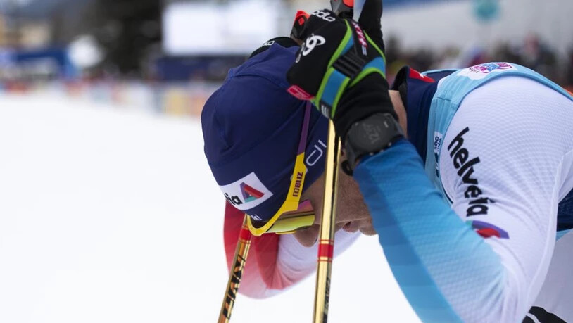 Dario Cologna nach seinem Heimrennen in Davos.