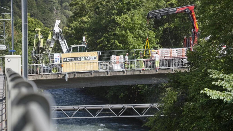 Sanierung Bodmerbrücke Brücke Plessur Chur 