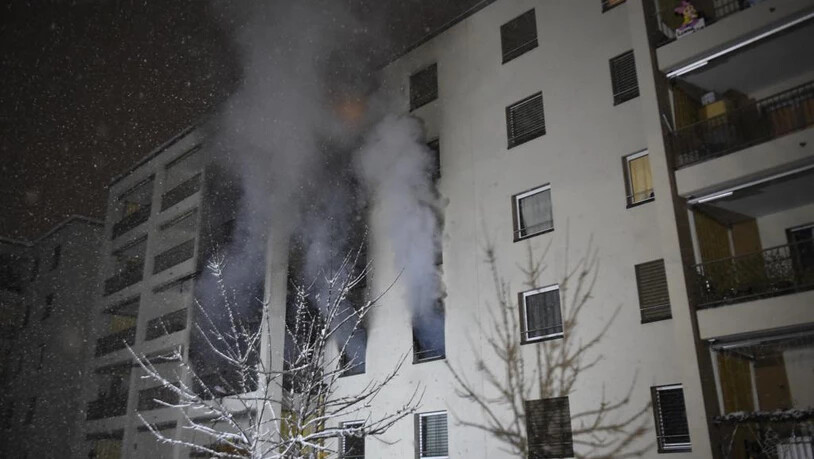 Wohnungsbrand in Chur