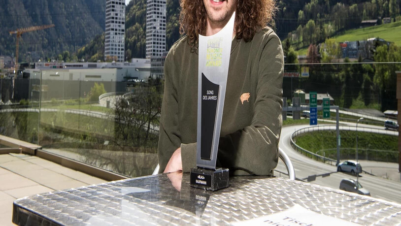 Reto Kaufmann gewinnt den Award in der Kategorie «Song des Jahres».
