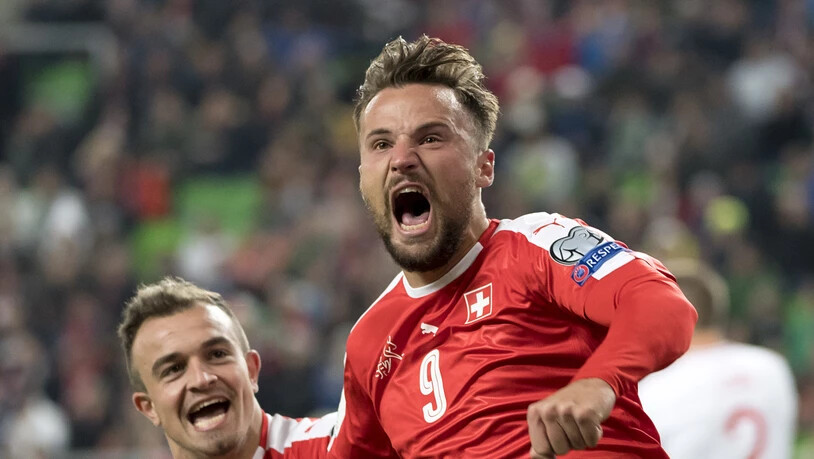 Das wollen die Schweizer Fans am Samstag sehen: Einen jubelnden Haris Seferovic