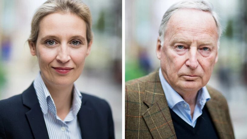 Mit ihnen als Spitzenduo zieht die AfD in den Wahlkampf für die Bundestagswahlen: Alice Weidel (l.) und Alexander Gauland.