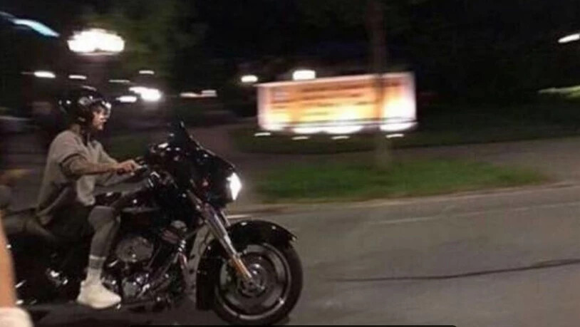 Justin Bieber ist auf einer Harley durch Bad Ragaz gefahren.