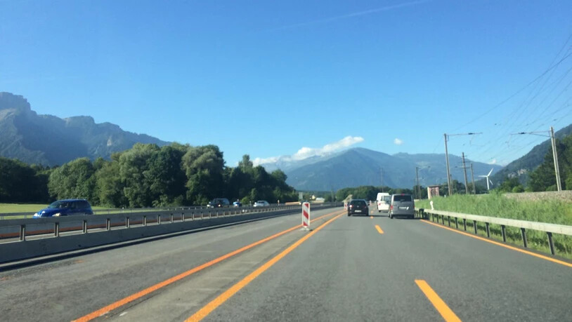 Ab Dienstag rollt der Südverkehr in der Mitte der neuen Fahrbahn.
