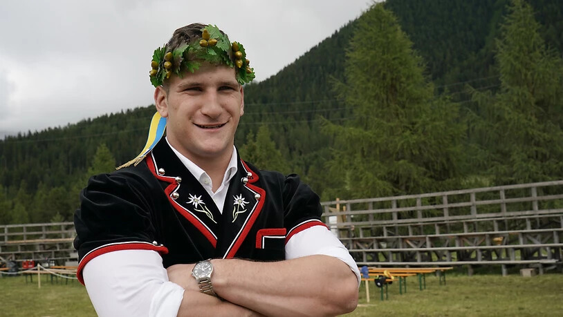 Stolzer Kranzfestsieger im Engadin: Armon Orlik
