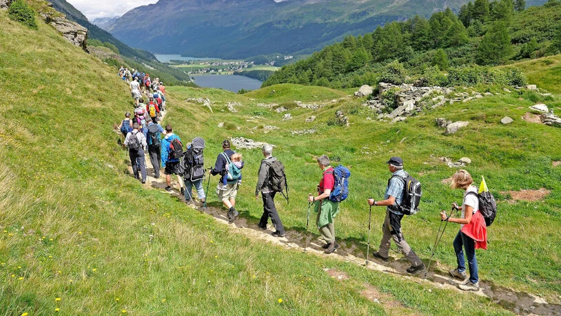 Hoch hinaus: Auch in diesem Jahr werden die «Südostschweiz»-Wanderer einige Höhenmeter absolvieren. 