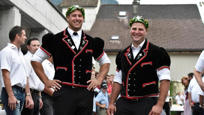 Peter Horner (rechts) war lange das Zugpferd der Glarner Schwinger.