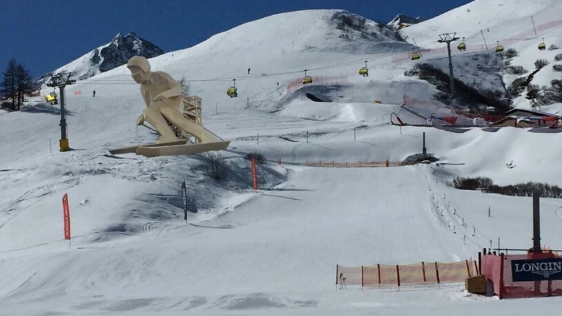 Hier soll das WM-Symbol einen neuen Platz bekommen.