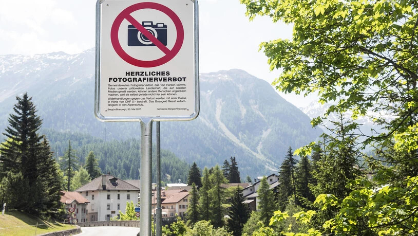 Das Fotoverbot in Bergün hatte keine Auswirkungen auf die Logiernächte.