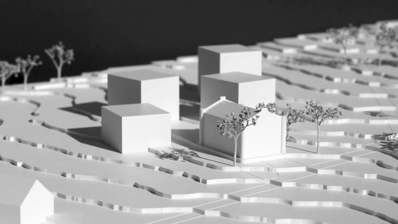 So hätte das neue Hotel dereinst aussehen sollen. 