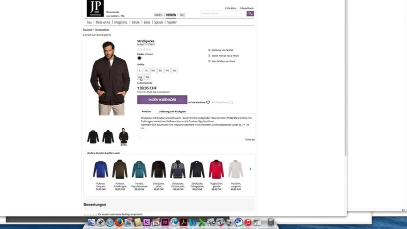 Teuer: Ein Mann bestellt für 1700 Franken Kleider in Übergrössen – unter dem Namen seiner Frau, die von nichts weiss.