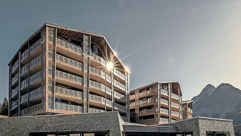 Aussen alpines Gepräge ...