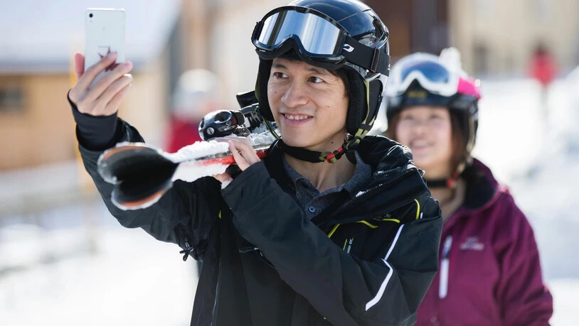Skifahrer aus China bleiben auf Schweizer Pisten die Ausnahme.