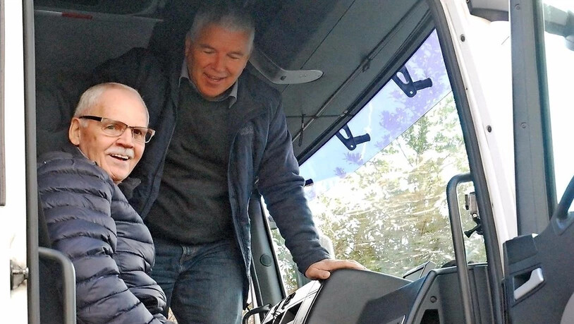 ...und einer Fahrt im LKW.