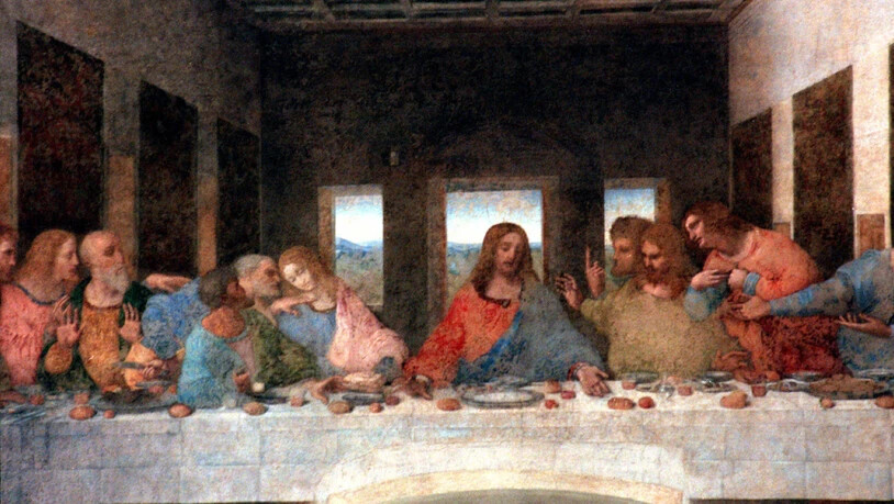 Zum Schutz von Leonardo da Vincis "Letztem Abendmahl" sollen die Trams in Mailand langsamer fahren. (Archivbild)