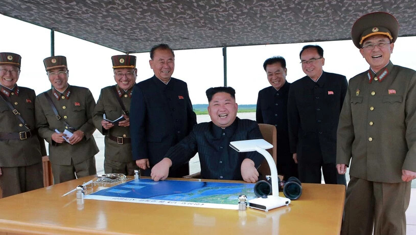 Droht erneut mit einem Atomwaffenangriff: Nordkoreas Machthaber Kim Jong Un. (Archivbild)