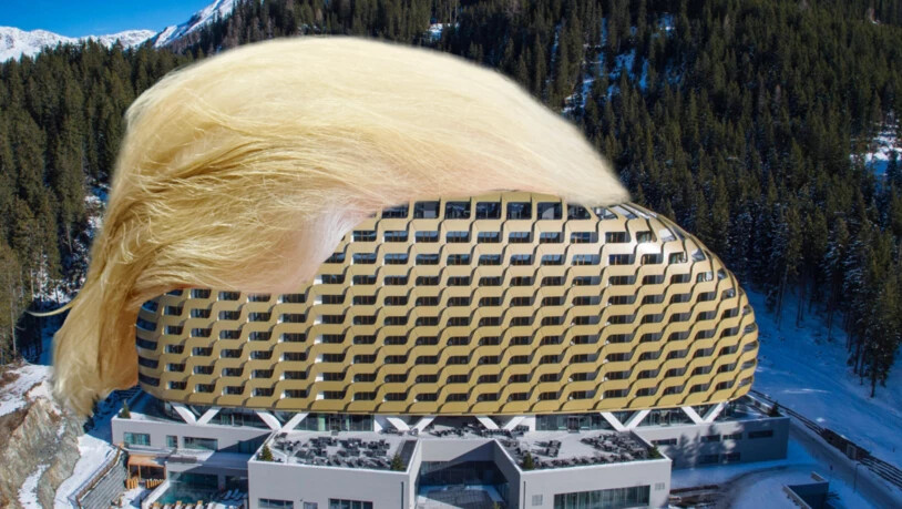 Trump residiert in diesem Hotel.