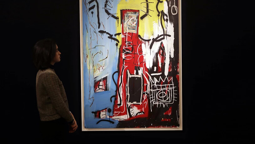 Wurde für gut 110 Millionen Dollar versteigert: das Gemälde "Untitled" des 1988 verstorbenen US-Künstlers Jean-Michel Basquiat. (Archivbild)