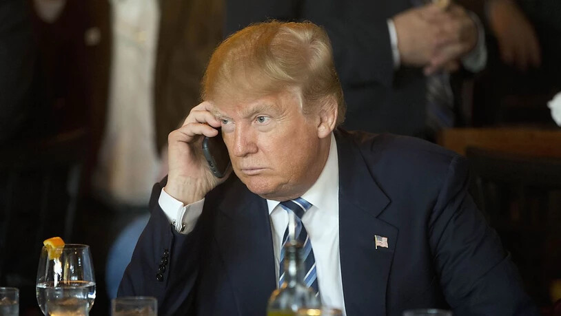 Nutzt das Mobiltelefon zur Verteidigung: US-Präsident Donald Trump. (Archivbild)
