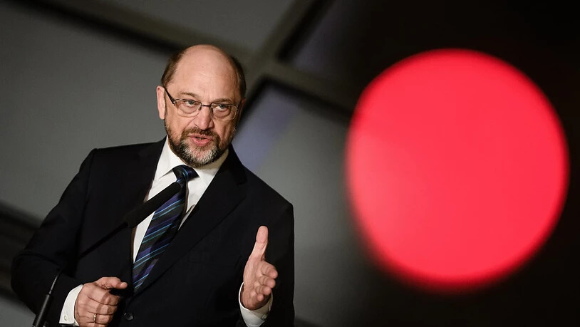 Die Koalitionsgespräche zur Bildung einer deutschen Regierung haben SPD-Chef Martin Schulz Verluste in der Wählergunst beschert. (Archivbild)