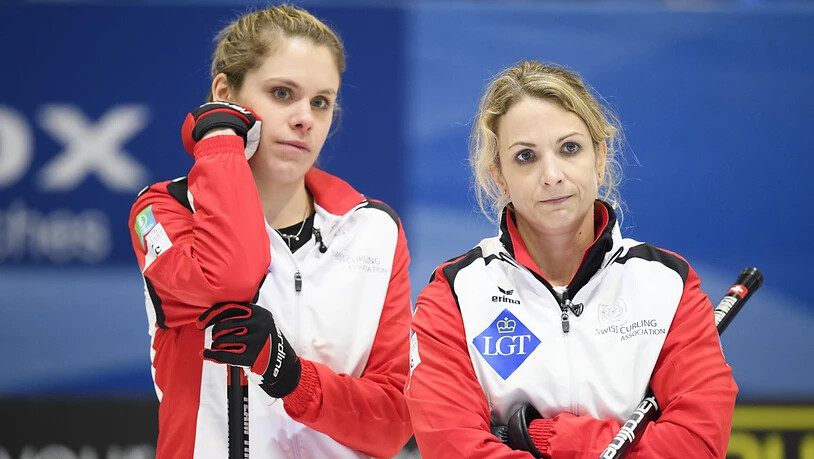 Silvana Tirinzoni (rechts) und Manuela Siegrist: Im Schweizer Frauenteam ist guter Rat teuer