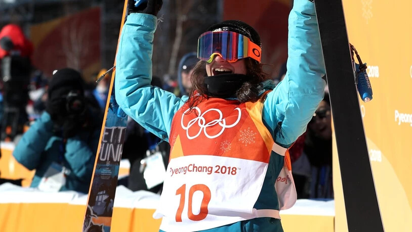 In ihrer erst dritten Saison schafft Sarah Höfflin bereits den Sprung auf den Olymp: Slopestyle-Gold in Pyeongchang