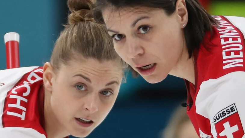 Marlene Albrecht (links) und Esther Neuenschwander mit dem letzten Einsatz