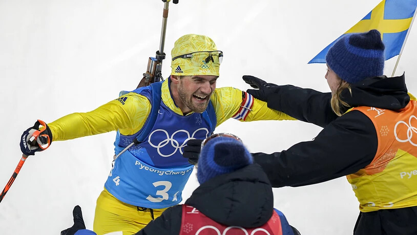 Schwedischer Jubel nach Staffel-Gold im Biathlon