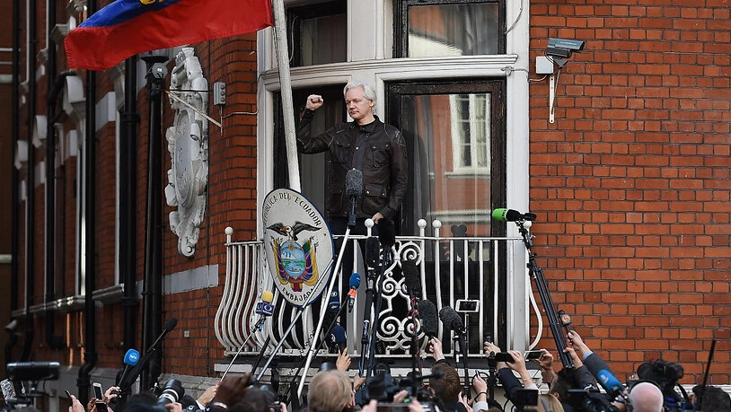 Wikileaks-Gründers Julian Assange sitzt seit fast sechs Jahren im ecuadorianischen Botschaftsasyl in London fest. (Archivbild)