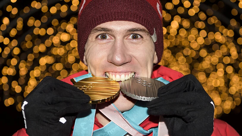 Ramon Zenhäusern gewann an den Winterspielen in Südkorea Silber im Slalom und Gold im Team-Event