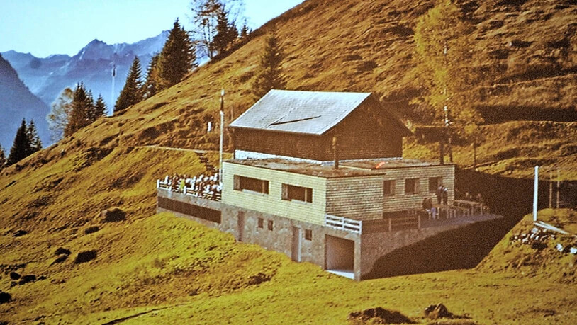 So soll es aussehen: Im Osten der bestehenden Hütte sind zwei Neubauten geplant. 