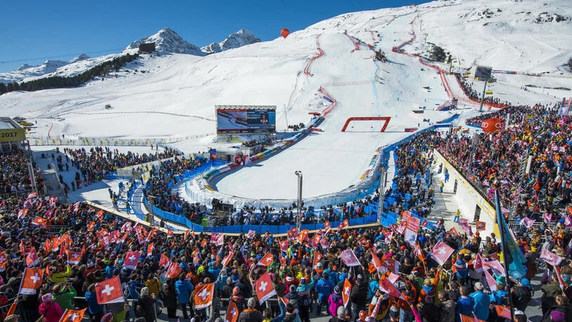 Während zwei Wochen stand St. Moritz kann im Zeichen der Skirennfahrer. 
