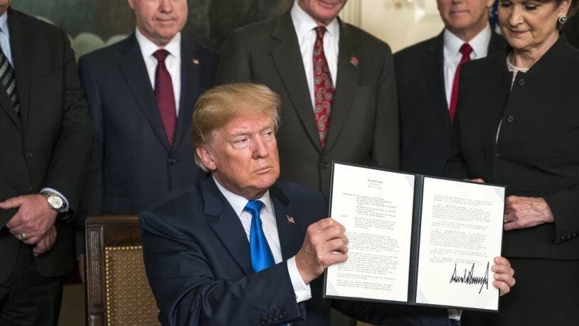 Neues Dekret unterzeichnet: US-Präsident Donald Trump wirft China unfaire Handelspraktiken und den Diebstahl geistigen Eigentums vor.