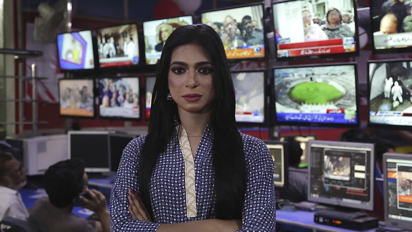 Marvia Malik ist die erste Transgender-Nachrichtensprecherin in Pakistan.
