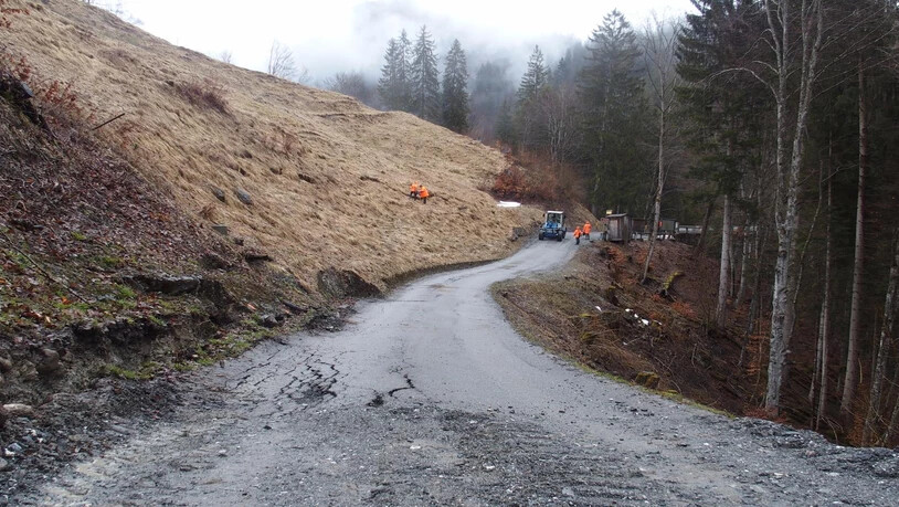 In Schuders ist ein kleiner Rutsch im Gang.